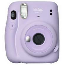 lilac polaroid camera