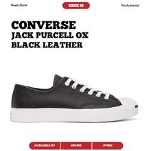 Harga converse jack outlet purcell leather black