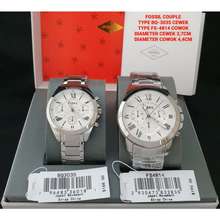 Jam tangan discount fossil couple set