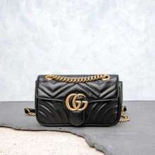 Marmont Mini Flap Bag Black