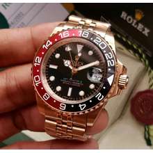 Pria Merek Rolex Gmt Master Ii Full Rosegold