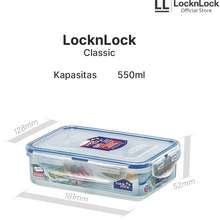 Promo Lock & Lock HPL817C W-Divider Rectangular Short Food