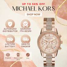 Jam tangan mk online rose gold