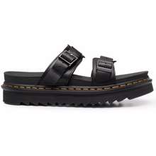 black doctor marten sandals