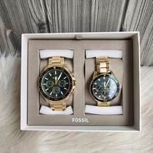 Jam tangan discount fossil couple set