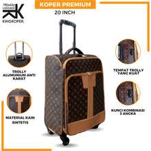Koper 20 inch Premium - Tas Travel - koper kain - 