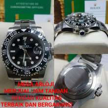 Jam Tangan Cowok Gmt Master Ii Dilver Black 40Mm