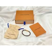 Shop Louis Vuitton Monogram chain bracelet (M00269) by MUTIARA