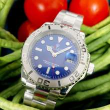 Yacht Master Silver Blue Dial Automatic Jam
