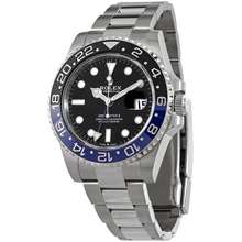 Pre owned Gmt Master Ii GMT Black Dial Mens Watch 