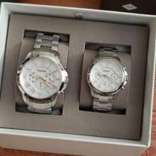 Jam tangan fossil hot sale couple set