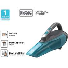 BLACK+DECKER 10.8V Wet and Dry Vacuum Cleaner WDA320B 