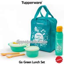 Go Green Lunch set tempat bekal makanan wadah