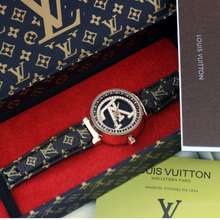 Jual Jam Louis Vuitton Chrono Leather Strap