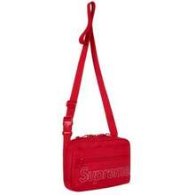 red supreme sling bag