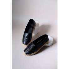 Yves Saint Laurent, Shoes, Classic Black Lambskin Calf Leather Ysl  Espadrilles