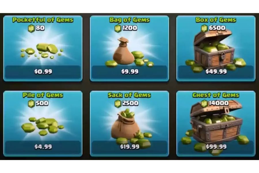 Harga Clash Of Clans Gem Terbaik Di Indonesia