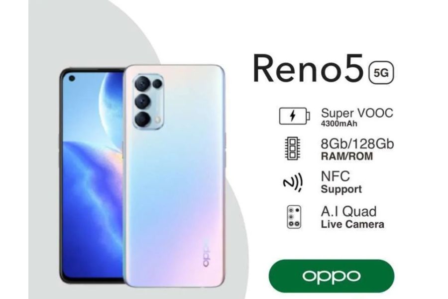 spek oppo reno 5 8 128