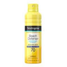 neutrogena beach defense body spray sunscreen