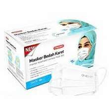 Harga Onemed Masker Bedah Karet Earloop Jilbab 3ply Putih Terbaik Di ...